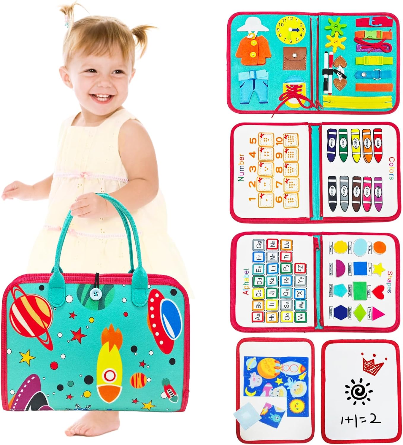 KiddoKit™ - Mallette Delux Montessori Éveil et Apprentissage Ludique